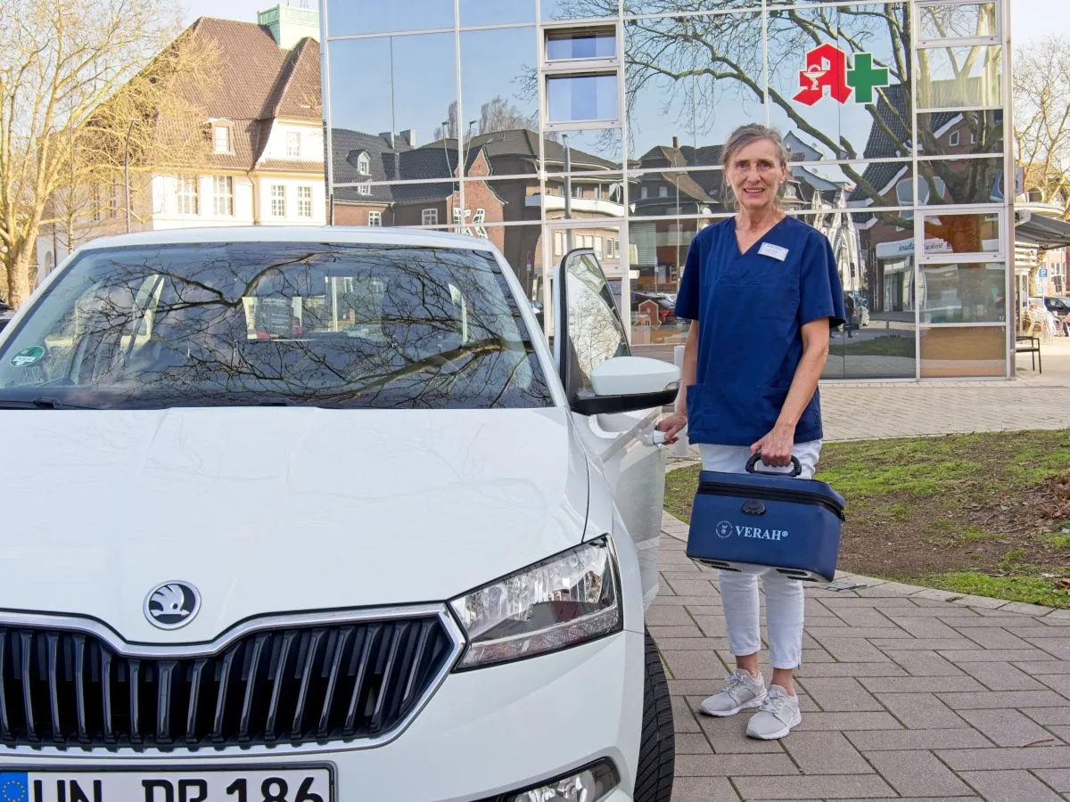 Hausbesuche mit Notfallfahrzeugen
